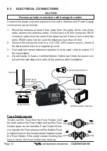 Preview for 14 page of Standard Horizon Matrix GX2000 Owner'S Manual