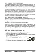 Preview for 29 page of Standard Horizon Matrix GX2000 Owner'S Manual