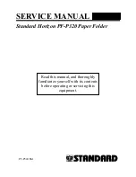 Preview for 1 page of Standard Horizon PF-P320 Service Manual