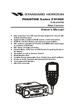 Standard Horizon PHANTOM PS1000 Owner'S Manual предпросмотр