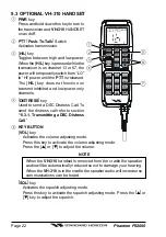 Preview for 22 page of Standard Horizon PHANTOM Series PS2000 Owner'S Manual