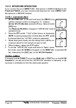 Preview for 36 page of Standard Horizon PHANTOM Series PS2000 Owner'S Manual