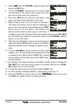 Предварительный просмотр 42 страницы Standard Horizon Quantum GX5000S Owner'S Manual