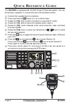 Предварительный просмотр 4 страницы Standard Horizon QUANTUM GX5500S Owner'S Manual