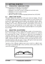 Предварительный просмотр 7 страницы Standard Horizon QUANTUM GX5500S Owner'S Manual