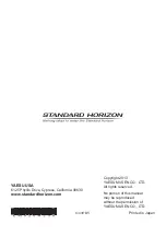 Предварительный просмотр 124 страницы Standard Horizon QUANTUM GX5500S Owner'S Manual