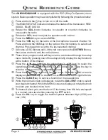 Предварительный просмотр 4 страницы Standard Horizon QUANTUM GX6000E Owner'S Manual