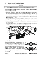 Предварительный просмотр 16 страницы Standard Horizon QUANTUM GX6000E Owner'S Manual