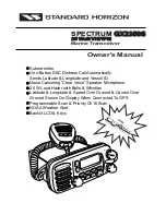 Предварительный просмотр 1 страницы Standard Horizon SPECTRUM GX2350S Owner'S Manual