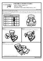 Preview for 3 page of Standard Living PEORIA JAVA 415000V Assembly Instructions