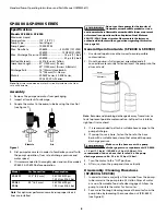 Preview for 6 page of Standard Pump SP-800DD Operating Instructions And Parts Manual