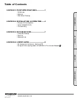 Preview for 3 page of Standard Pump SPFP15 Service & Operating Manual