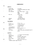 Preview for 3 page of Standard Radio SR-C146 Operating Instructions Manual