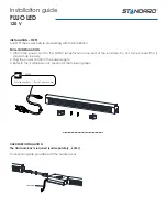 Preview for 2 page of Standard FLUO LED 120 V Installation Manual