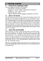 Preview for 13 page of Standart Horizont GX2000 Owner'S Manual