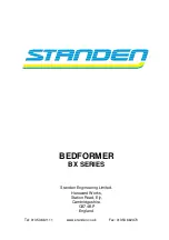 Standen BEDFORMER Manual предпросмотр