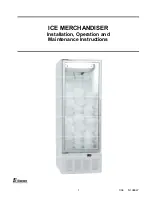 Standex Stundex Ice Merchandiser Installation And Maintenance Instructions предпросмотр