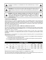 Preview for 4 page of Standex TRI-STAR CO11-E Installation And Operating Instructions Manual