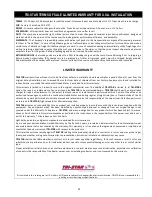 Предварительный просмотр 20 страницы Standex TRI-STAR CO11-E Installation And Operating Instructions Manual