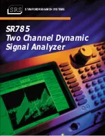 Stanford Research Systems SR785 Brochure & Specs preview