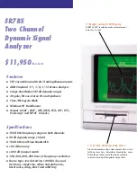 Preview for 2 page of Stanford Research Systems SR785 Brochure & Specs