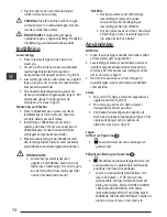 Preview for 74 page of Stanley FatMax FMHT77356 User Manual