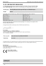 Предварительный просмотр 176 страницы Stanley 00496014 Instruction And Service Manual