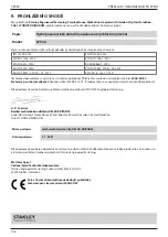 Предварительный просмотр 106 страницы Stanley 07536 Instruction And Service Manual