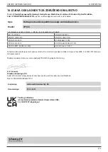 Предварительный просмотр 215 страницы Stanley 07536 Instruction And Service Manual