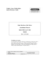 Stanley 204018 Quick Reference Manual предпросмотр