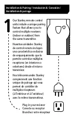 Preview for 2 page of Stanley 31184 Quick Start Manual