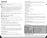 Предварительный просмотр 11 страницы Stanley 3253560774073 User Manual