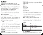 Предварительный просмотр 15 страницы Stanley 3253560774073 User Manual