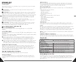 Предварительный просмотр 27 страницы Stanley 3253560774073 User Manual