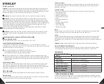 Предварительный просмотр 35 страницы Stanley 3253560774073 User Manual