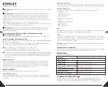 Предварительный просмотр 39 страницы Stanley 3253560774073 User Manual