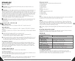 Предварительный просмотр 41 страницы Stanley 3253560774073 User Manual