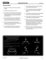 Предварительный просмотр 15 страницы Stanley 54ZS Owner'S Manual