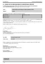 Preview for 134 page of Stanley 70501 Instruction And Service Manual