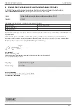 Preview for 135 page of Stanley 70501 Instruction And Service Manual