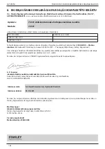 Preview for 186 page of Stanley 70501 Instruction And Service Manual