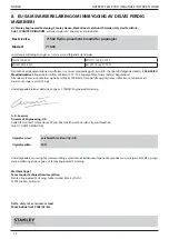 Preview for 139 page of Stanley 71502 Instruction And Service Manual