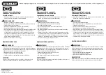 Предварительный просмотр 2 страницы Stanley 95-155 Manual