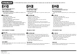 Предварительный просмотр 8 страницы Stanley 95-155 Manual