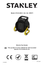 Stanley 957071 Instruction Manual preview