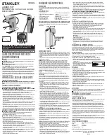 Предварительный просмотр 1 страницы Stanley AIRPRO 120 CDC120SCA Instruction Manual