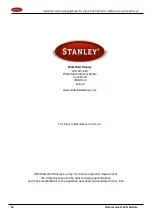 Предварительный просмотр 64 страницы Stanley ARGON F650 Installation, Servicing And User Operating Instructions