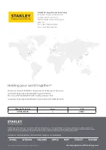 Preview for 20 page of Stanley AV 10 Assembly Instructions Manual