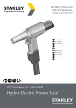 Stanley AV 10 Instruction And Service Manual preview