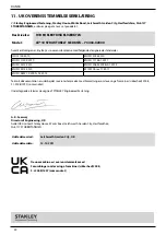 Предварительный просмотр 198 страницы Stanley AV 10 Instruction And Service Manual